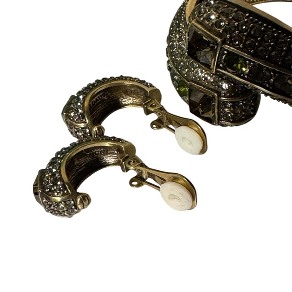 Heidi Daus Jeweled Bracelet and Earrings - Picture 3 of 7